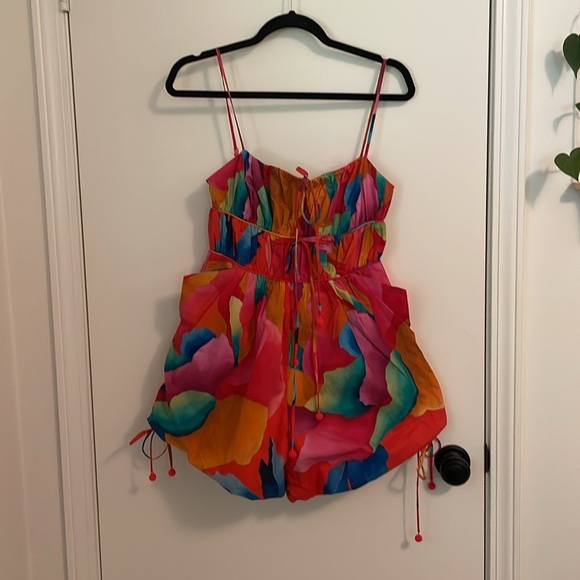 NWT FARM Rio Red Tropical Print Jumper size XS - Picture 2 of 7